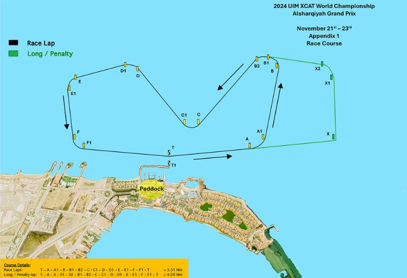 2024 UIM XCAT - Alsharqiyah GP - MAP2